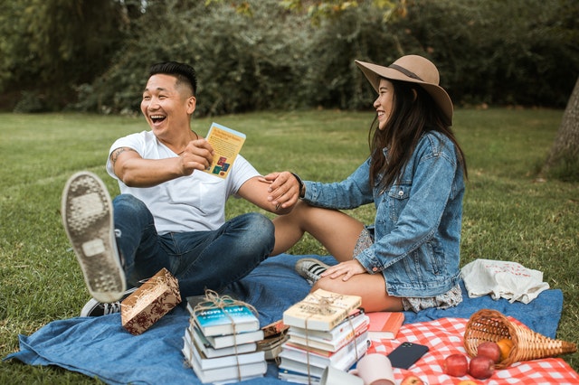 people-donating-books