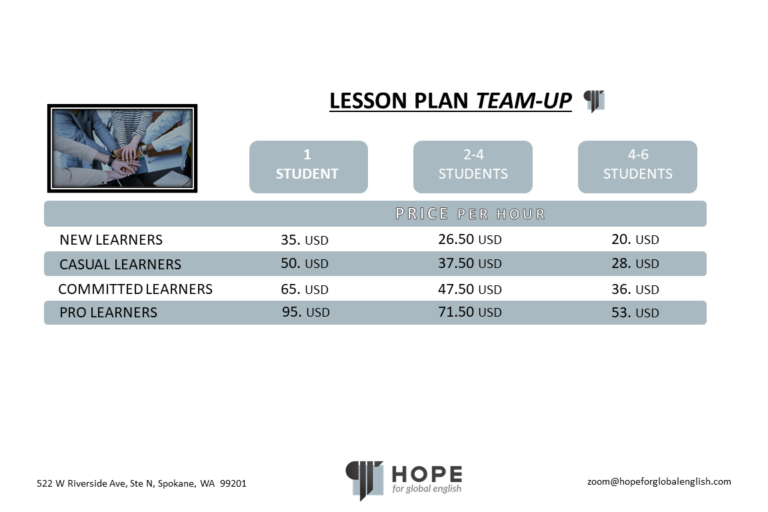 hope-for-global-english-team-lesson-plan-options